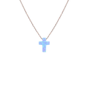 Opalite Cross Necklace