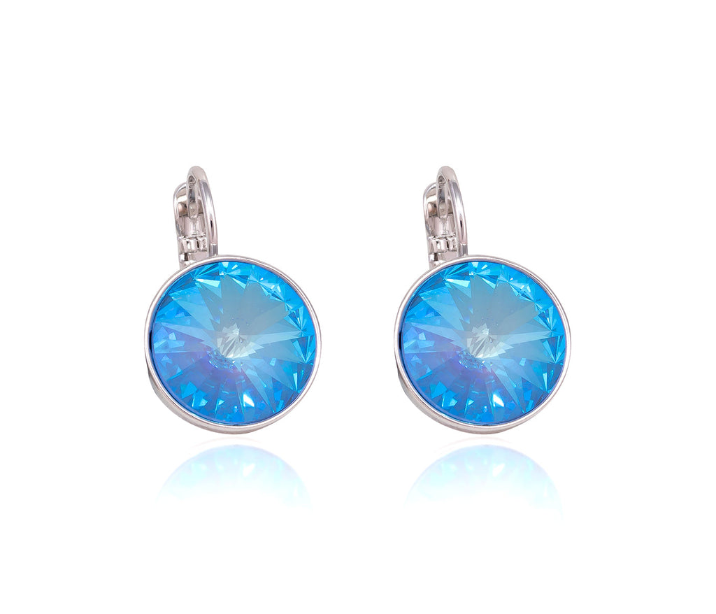 Katrina Blue Crystal Earrings & Ring Gift Set