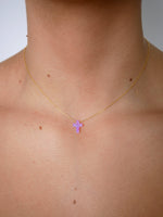 Eve Pink Opalite Cross Necklace