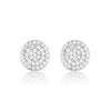 Clara Mini Crystal Circle Stud Earrings