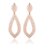 Sarra Crystal Evening Earrings