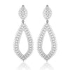 Sarra Crystal Evening Earrings