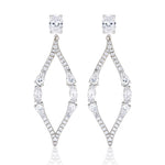 Giavana Crystal Hanging Earrings