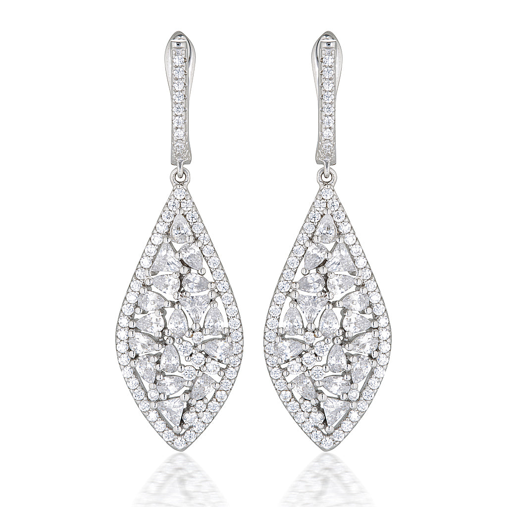 Monique Crystal Hanging Earrings