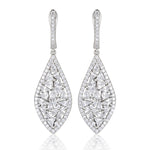 Monique Crystal Hanging Earrings