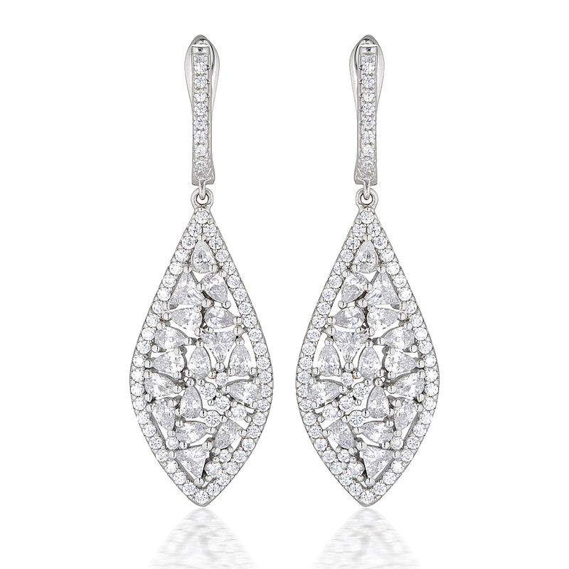 Monique Crystal Hanging Earrings