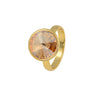 Katrina Gold Crystal Earrings & Ring & Bangle Gift Set