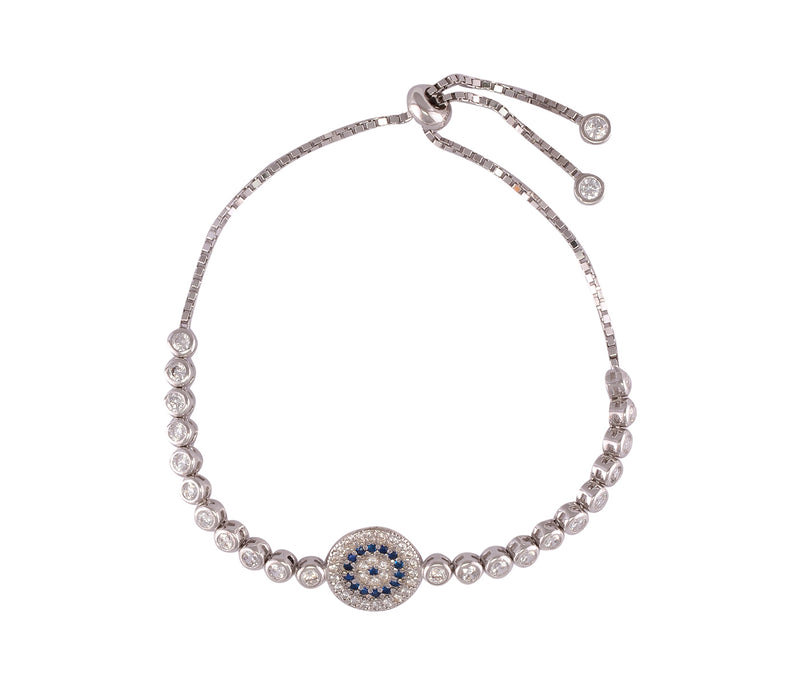 Zoe Evil Eye Tennis Bracelet