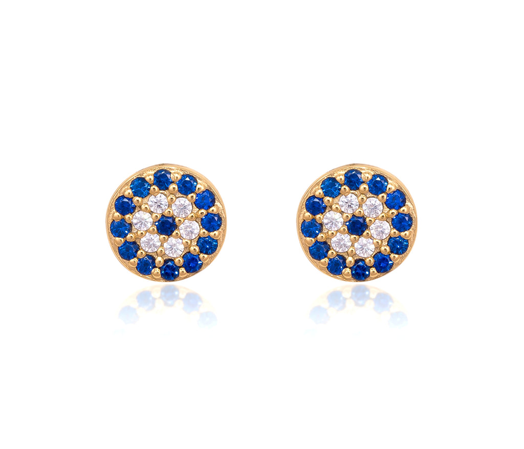 Abigail Mini Evil Eye Stud Earrings