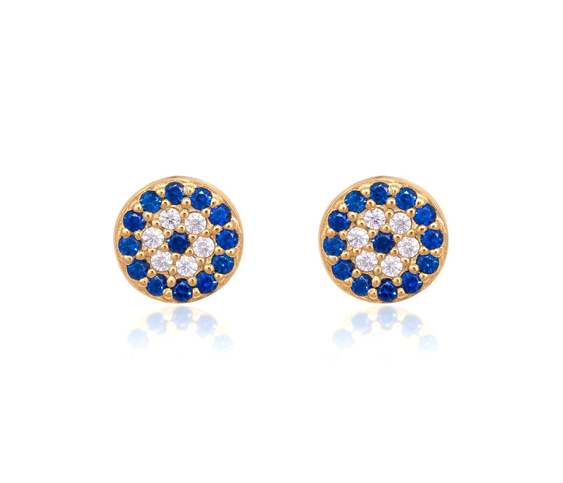 Abigail Mini Evil Eye Stud Earrings