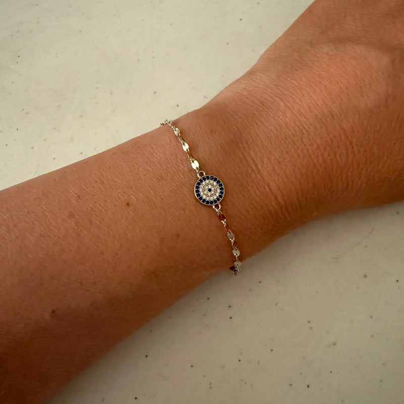Maree Evil Eye Chain Bracelet
