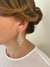 Lucienne Crystal Hanging Earrings