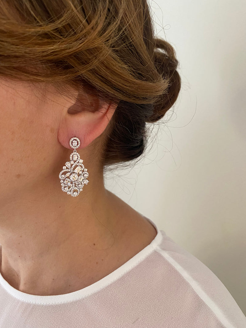 Lucia Crystal Earrings