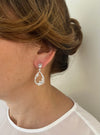 Caterina Crystal Hanging Earrings