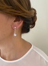 Maree Crystal Hanging Earrings