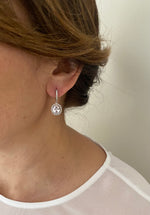 Anna Crystal Hanging Earrings