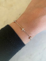 Elena Triple Cross Bracelet