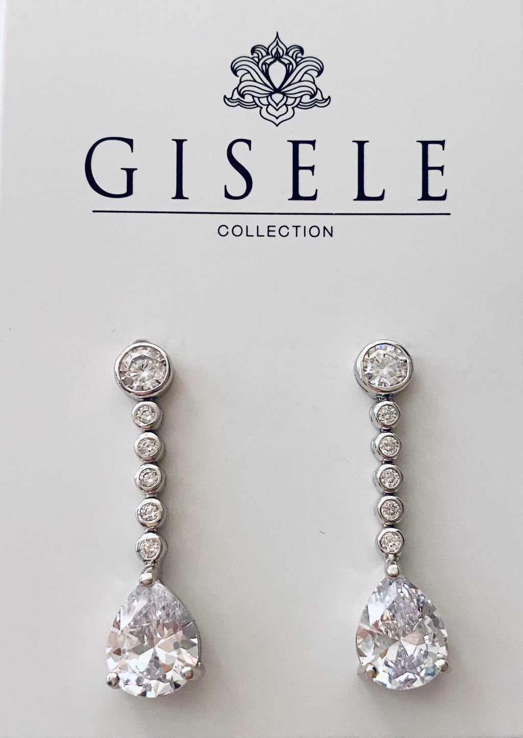 Maree Crystal Hanging Earrings