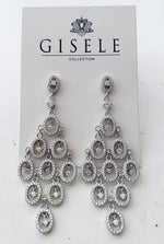 Lucienne Crystal Hanging Earrings