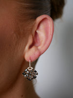 Joelle Black Cluster Earrings