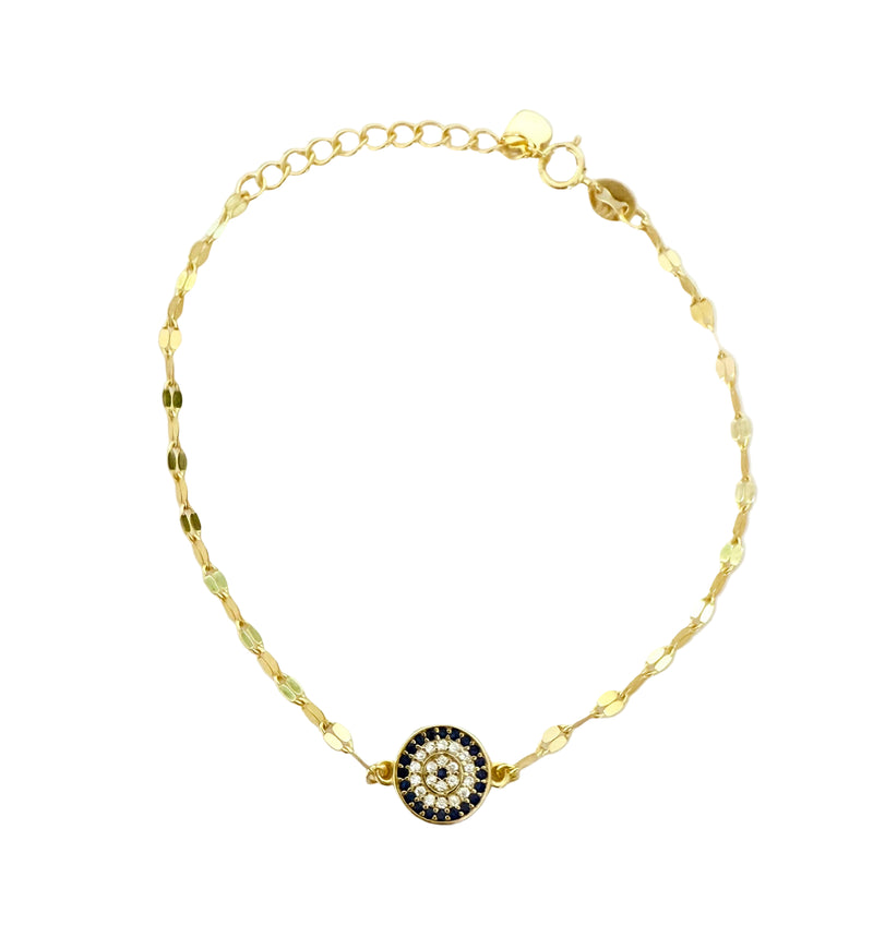 Maree Evil Eye Chain Bracelet