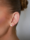 Clara Mini Crystal Circle Stud Earrings