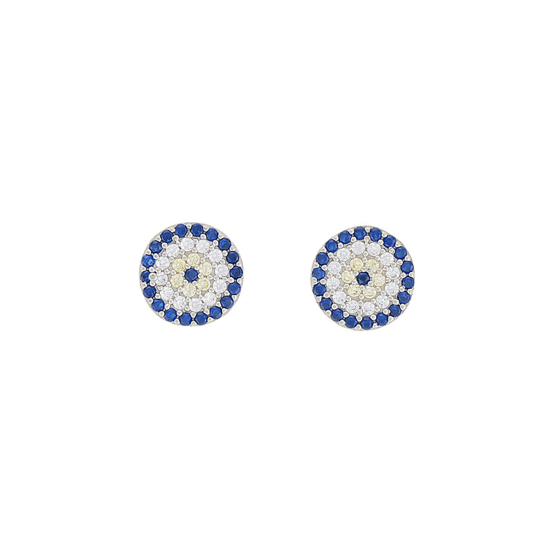 Abigail Large Evil Eye Stud Earrings