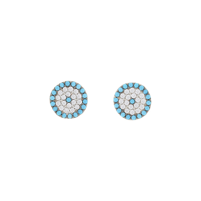 Rosie Large Evil Eye Stud Earrings