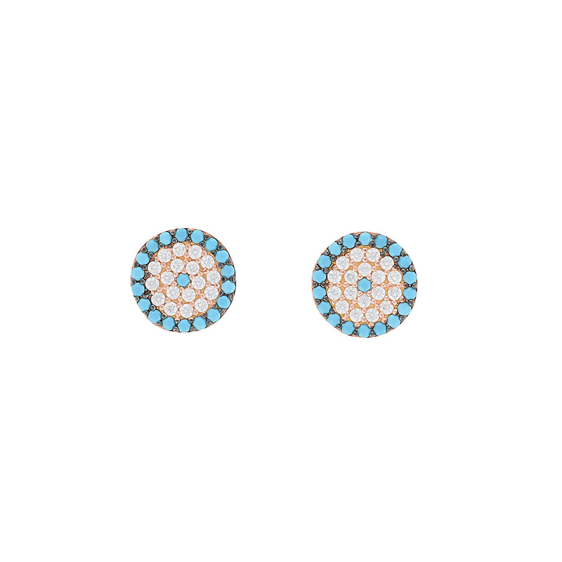 Rosie Large Evil Eye Stud Earrings