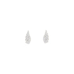 Mini Angel Wings Crystal Stud Earrings