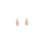 Angel Wings Crystal Stud Earrings