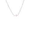 Zara Turquoise Side Cross Necklace