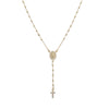 Gracie Rosary Necklace - Gisele Collection Gold