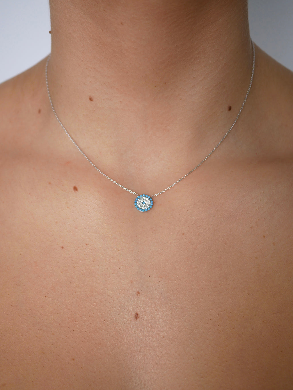 Rosie Evil Eye Necklace - Gisele Collection