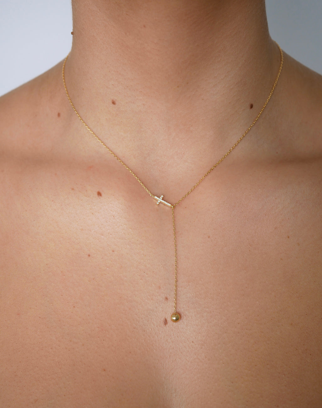 Tiana Adjustable Cross Necklace - Gisele Collection