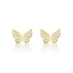 Lucie Butterfly Crystal Earrings