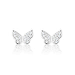 Lucie Butterfly Crystal Earrings