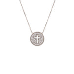 Caterina Outline Cross Necklace