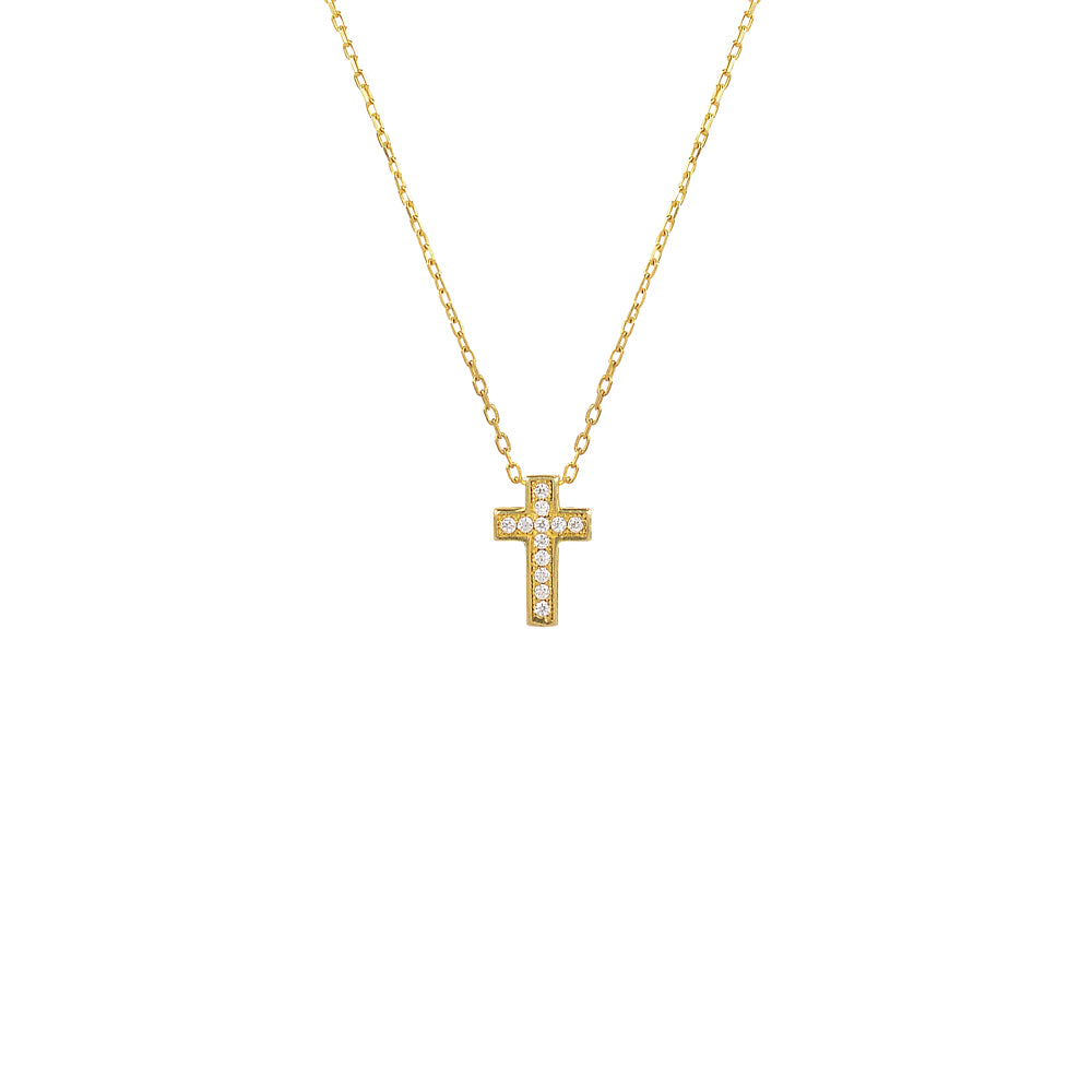 Cross Necklace Png Transparent Roblox Cross, Gold Vermeil