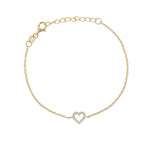Ella Love Heart Chain Bracelet