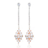 Riana Earrings in Silver - Gisele Collection