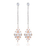 Riana Earrings in Silver - Gisele Collection