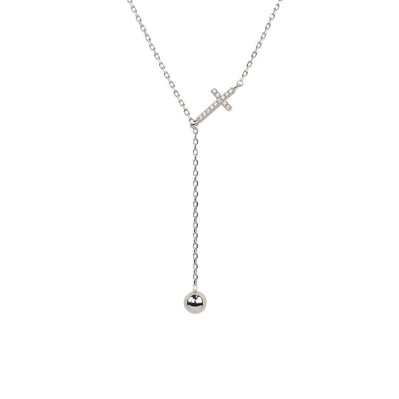 Tiana Adjustable Cross Necklace